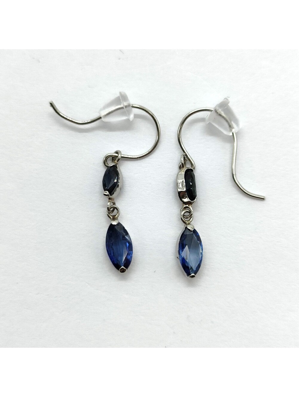 Jewelry Pierced Earring Sapphire Platinum 5205310